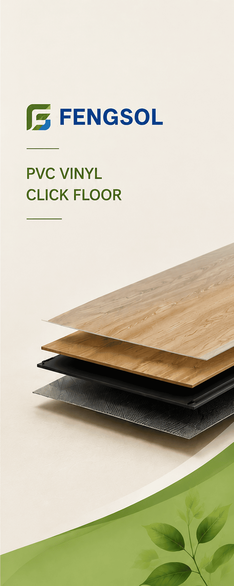 FENGSOL PVC Vinyl Click Floor