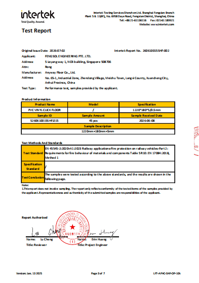 Certification report 报告3